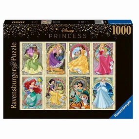 Ravensburger Toys 1000 pc Puzzle - Disney Art Nouveau Princesses