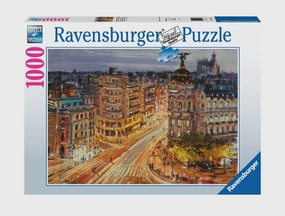 Ravensburger Toys 1000 pc Puzzle - Gran Via, Madrid