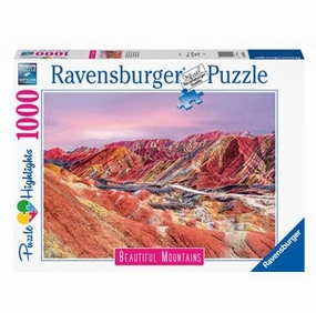 Ravensburger Toys 1000 pc Puzzle - Rainbow Mountains China