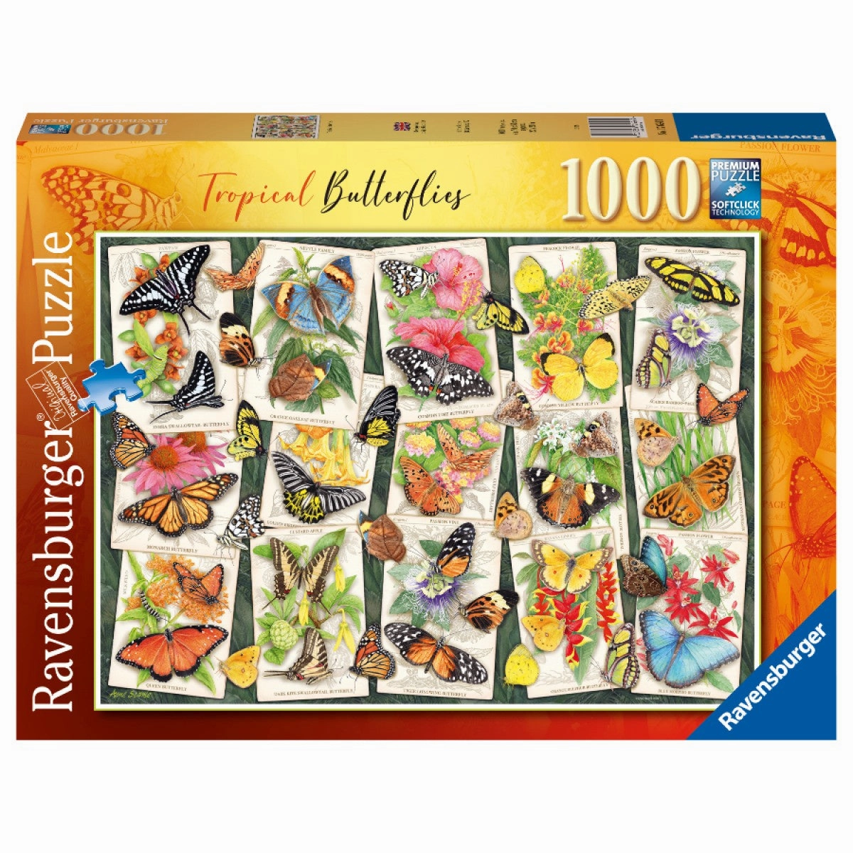 Ravensburger Toys 1000 pc Puzzle - Tropical Butterfly
