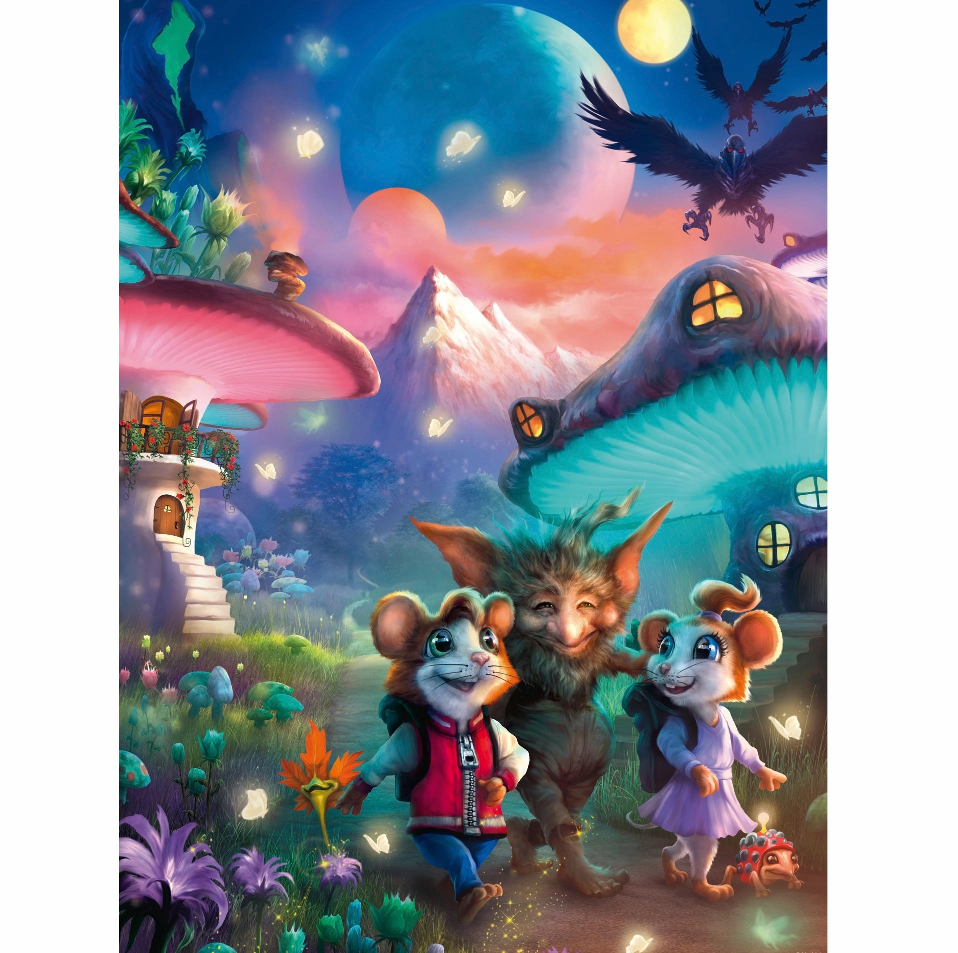 Ravensburger Toys 100 pc Puzzle - Enchanting Mushroom Town