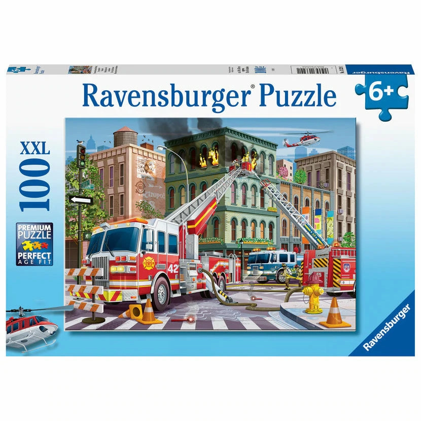 Ravensburger Toys 100 pc Puzzle - Fire Truck Rescue