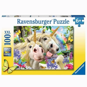 Ravensburger Toys 100 pc Puzzle - Horse Selfies Don't Worry be Happy