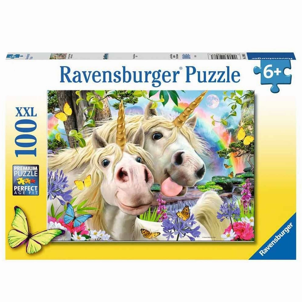 Ravensburger Toys 100 pc Puzzle - Horse Selfies Don't Worry be Happy