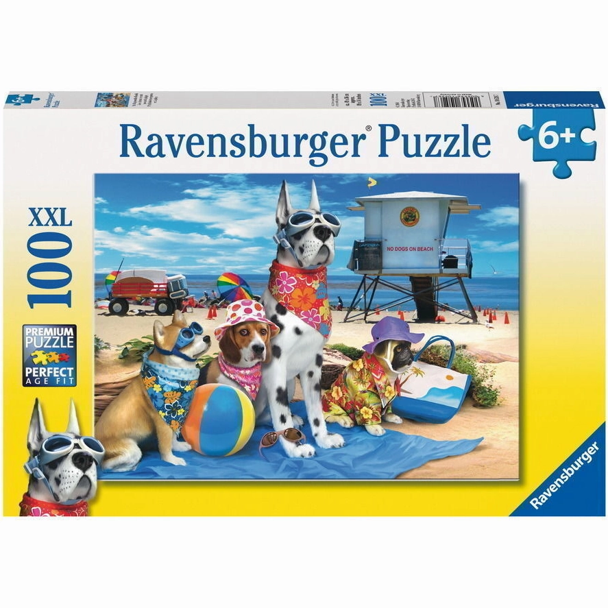 Ravensburger Toys 100 pc Puzzle - No Dogs on the Beach