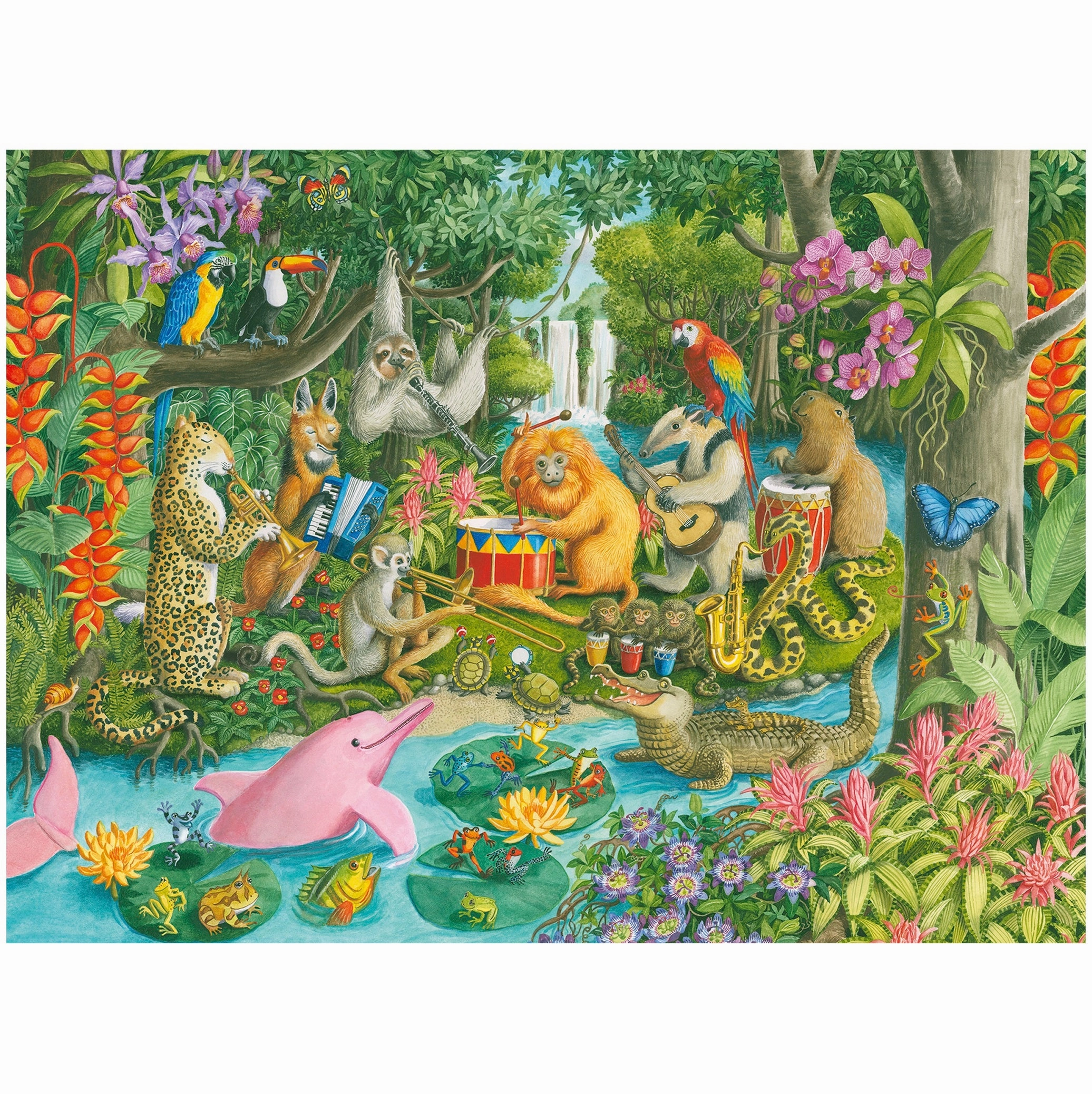 Ravensburger Toys 100 pc Puzzle - Rainforest River Band