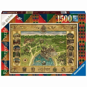 Ravensburger Toys 1500pc Harry Potter Hogwarts Map