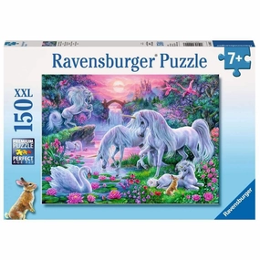 Ravensburger Toys 150 pc Puzzle - Unicorns in the Sunset Glow in the Dark