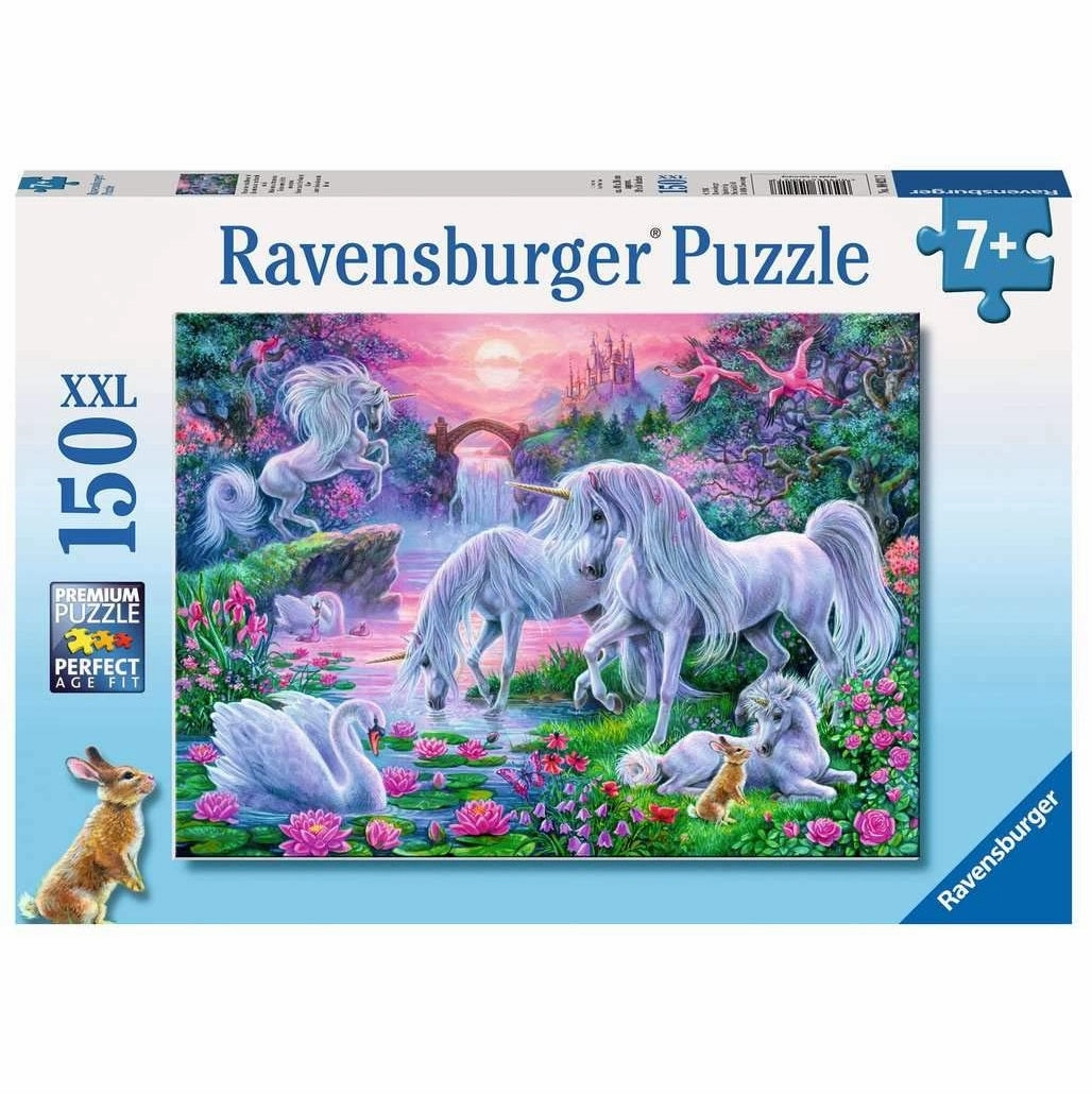Ravensburger Toys 150 pc Puzzle - Unicorns in the Sunset Glow in the Dark