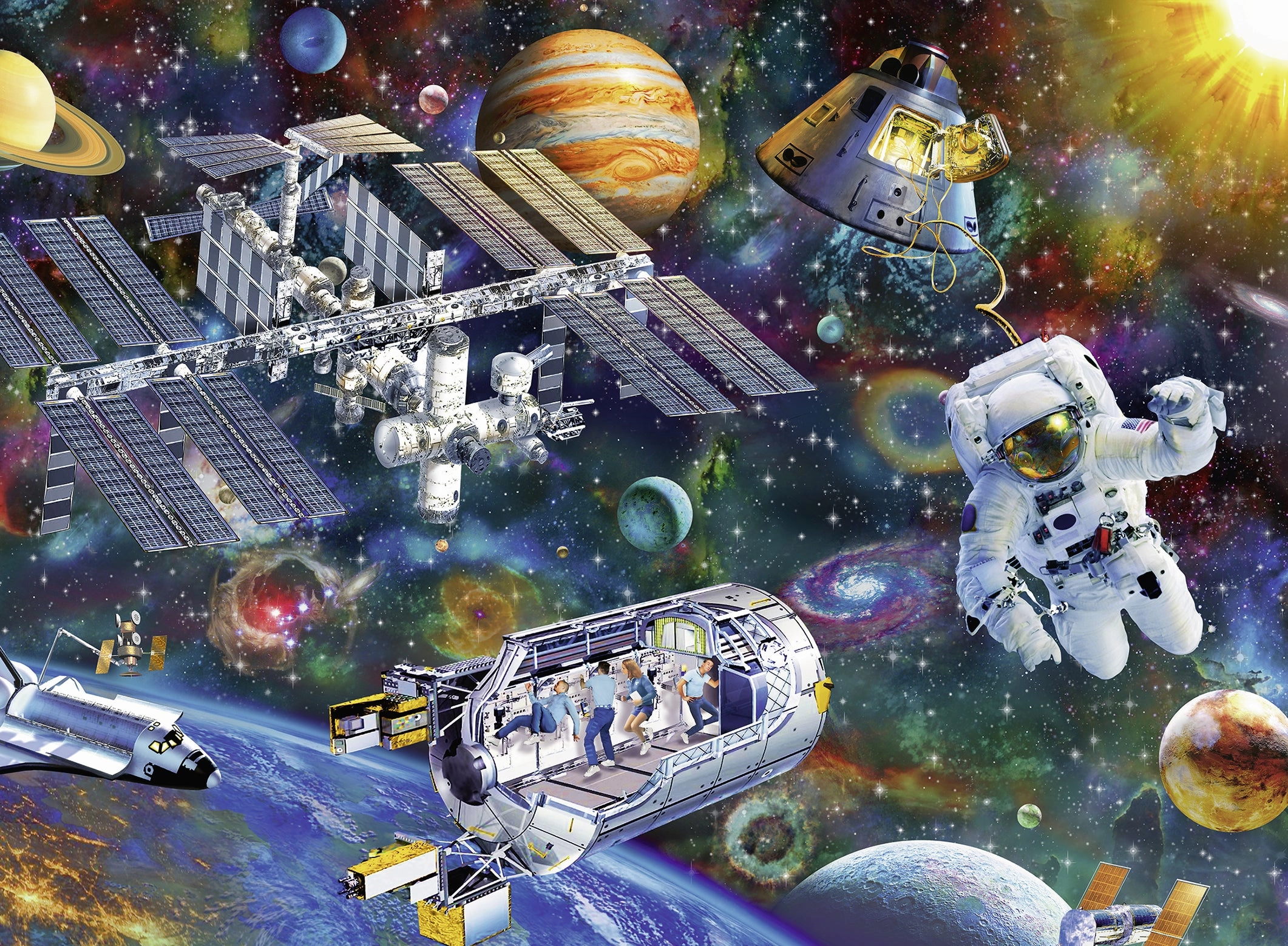 Ravensburger Toys 200 pc Puzzle - Cosmic Exploration