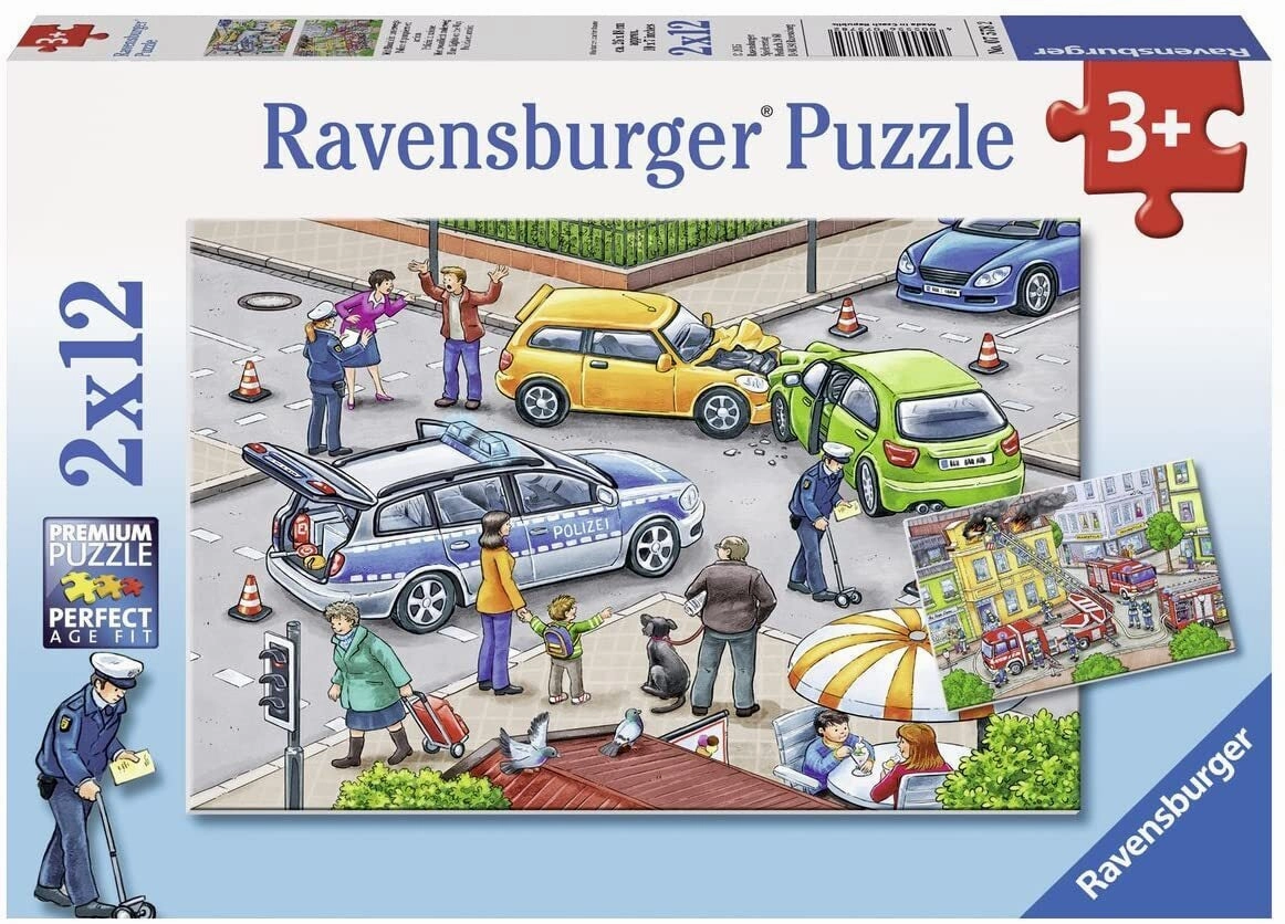 Ravensburger Toys 2 x 12 pc Puzzle - Blue Lights On The Way
