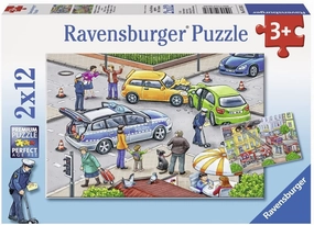 Ravensburger Toys 2 x 12 pc Puzzle - Blue Lights On The Way