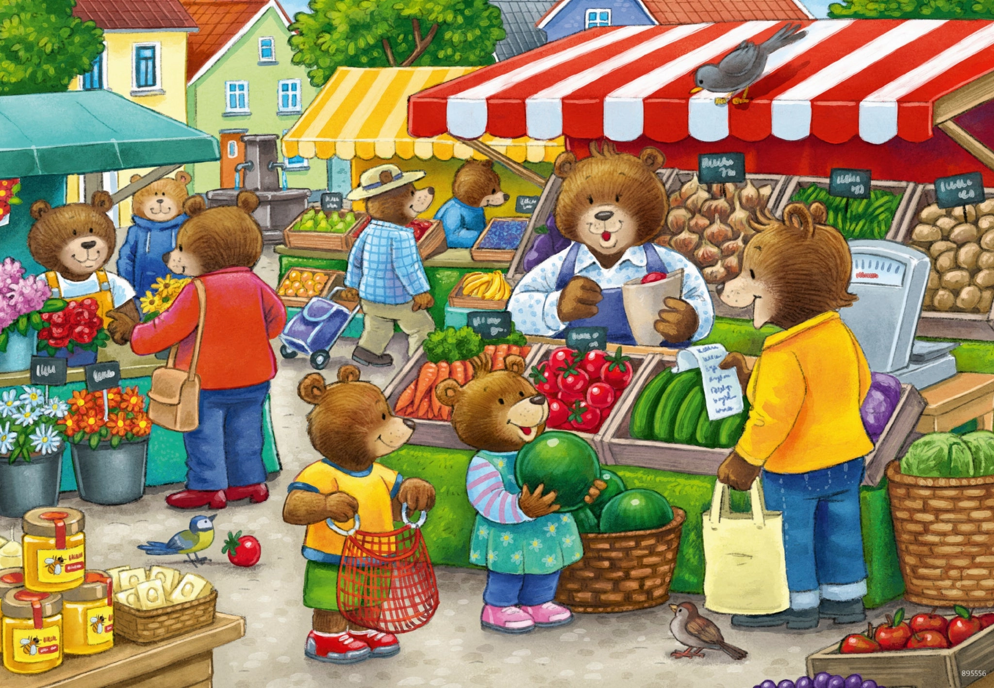 Ravensburger Toys 2 x 12 pc Puzzle - Let's go Shopping