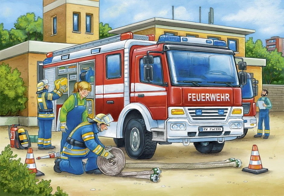 Ravensburger Toys 2 x 12 pc Puzzle - Police and Firefighters
