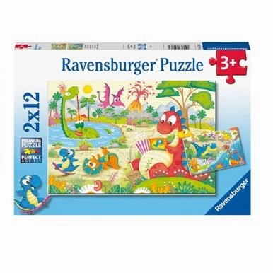 Ravensburger Toys 2 x 12pc Puzzle - My Dino Friends