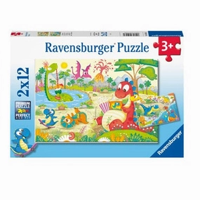 Ravensburger Toys 2 x 12pc Puzzle - My Dino Friends