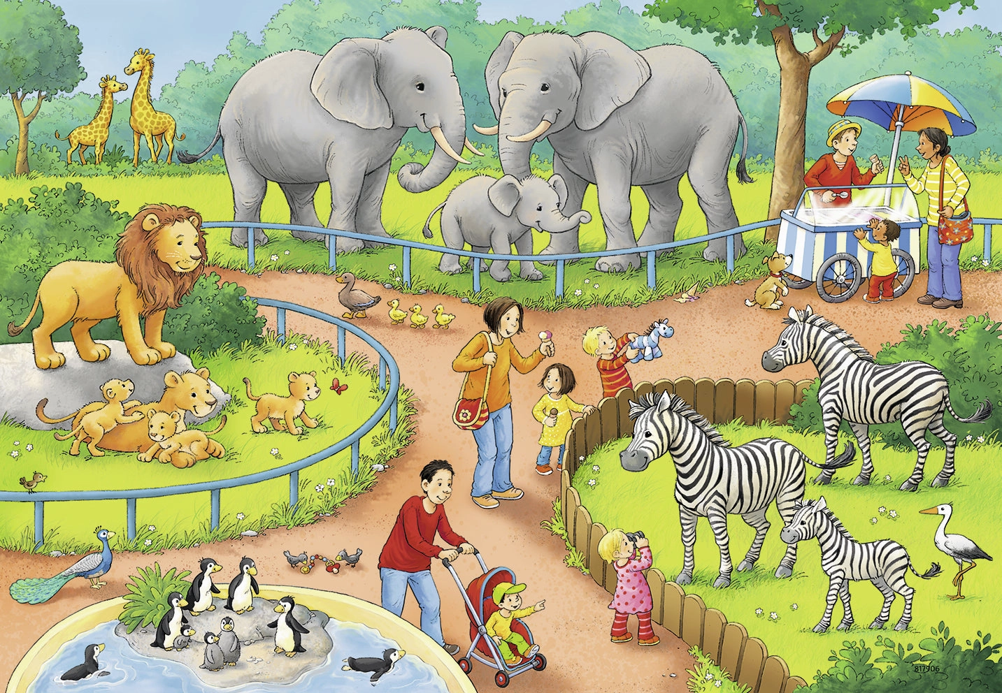 Ravensburger Toys 2 x 24 pc Puzzle - A Day at the Zoo