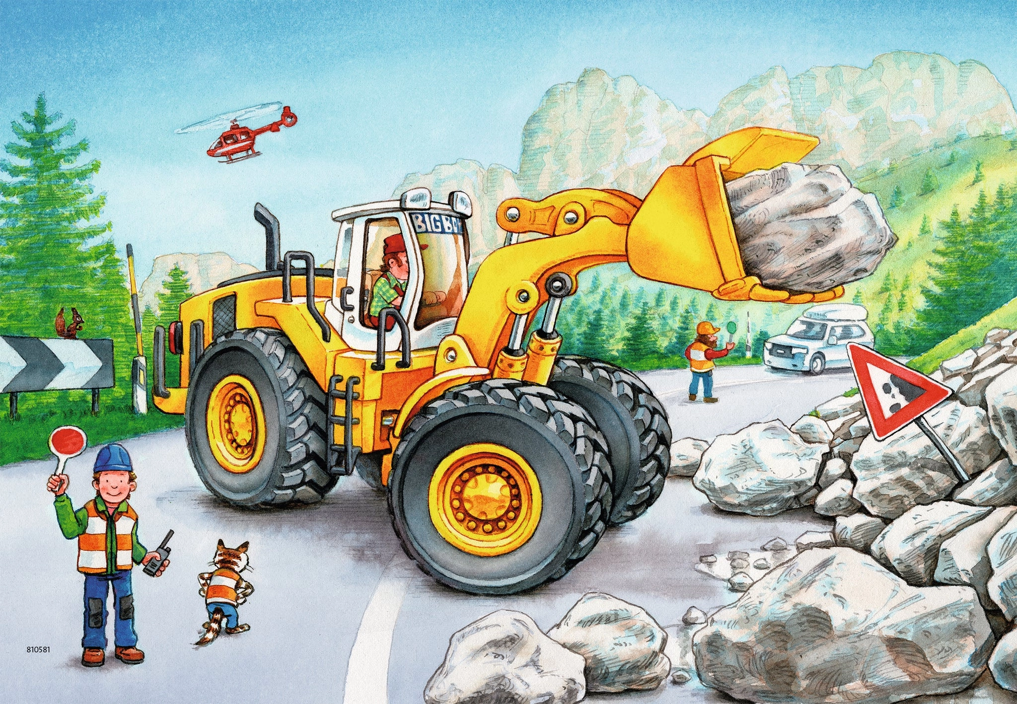 Ravensburger Toys 2 x 24 pc Puzzle - Diggers at Work