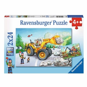 Ravensburger Toys 2 x 24 pc Puzzle - Diggers at Work