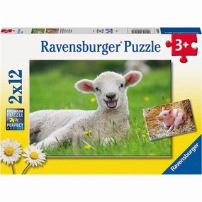 Ravensburger Toys 2 x 24 pc Puzzle - Farm Animal Babies