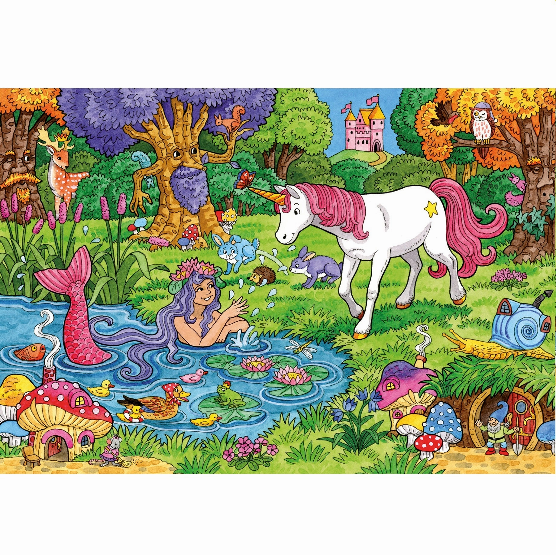 Ravensburger Toys 2 x 24 pc Puzzle - Magical Forest