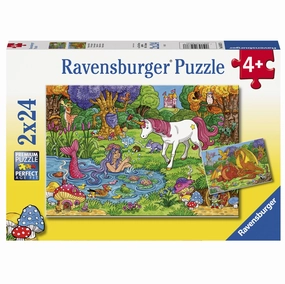 Ravensburger Toys 2 x 24 pc Puzzle - Magical Forest