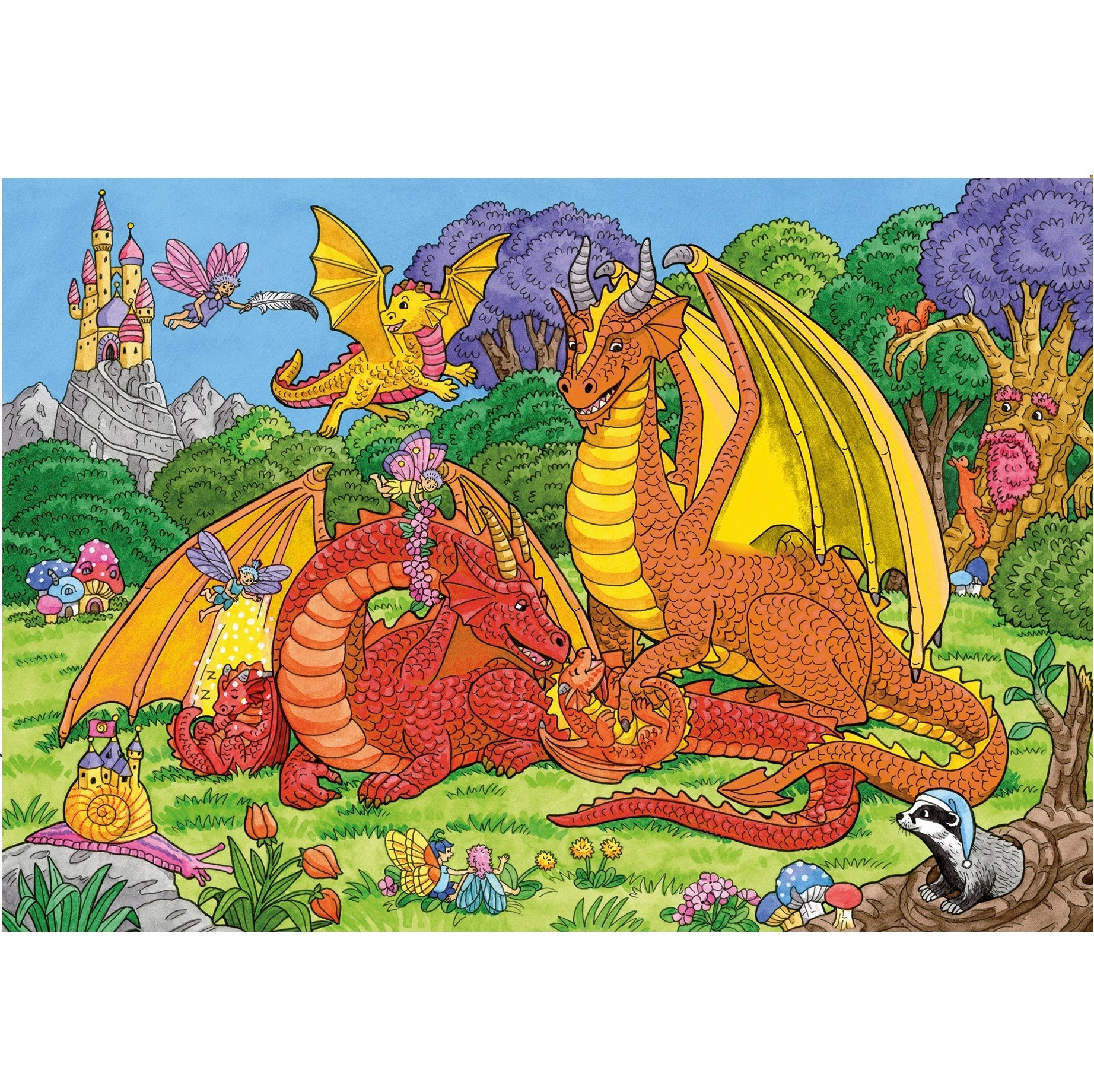 Ravensburger Toys 2 x 24 pc Puzzle - Magical Forest