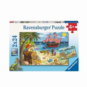 Ravensburger Toys 2 x 24 pc Puzzle - Pirates and Mermaids