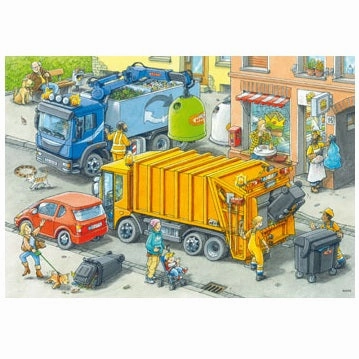 Ravensburger Toys 2 x 24 pc Puzzle - Working Trucks