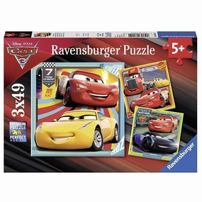 Ravensburger Toys 3 x 49 pc Puzzle - Disney Cars 3 Legends of the Track