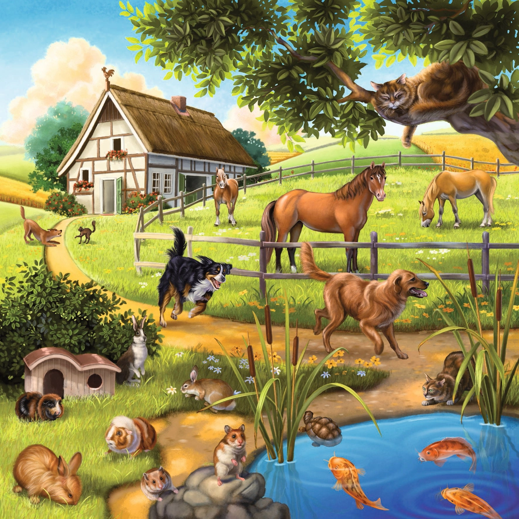 Ravensburger Toys 3 x 49 pc Puzzle - Forest / Zoo / Domestic Animals