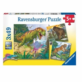 Ravensburger Toys 3 x 49 pc Puzzle - Primeval Ruler