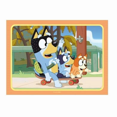 Ravensburger Toys 4 in a Box Puzzle - Bluey Let's Do This