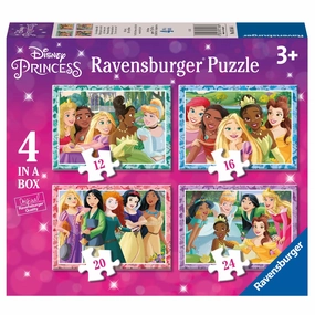 Ravensburger Toys 4 in a Box Puzzle - Disney Princess Be Who You Want To Be