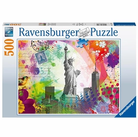Ravensburger Toys 500 pc Puzzle - New York Postcard