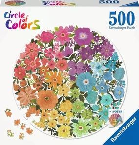 Ravensburger Toys 500pc Puzzle - Circle of Colors - Flowers