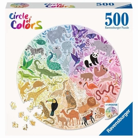 Ravensburger Toys Circle of Colors: Animals 500pc