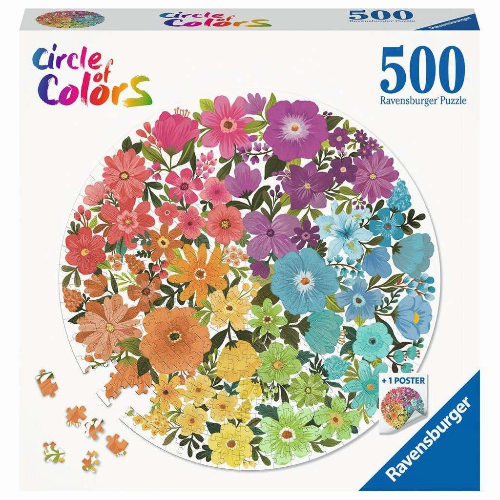 Ravensburger Toys Circle of Colors: Flowers 500pc