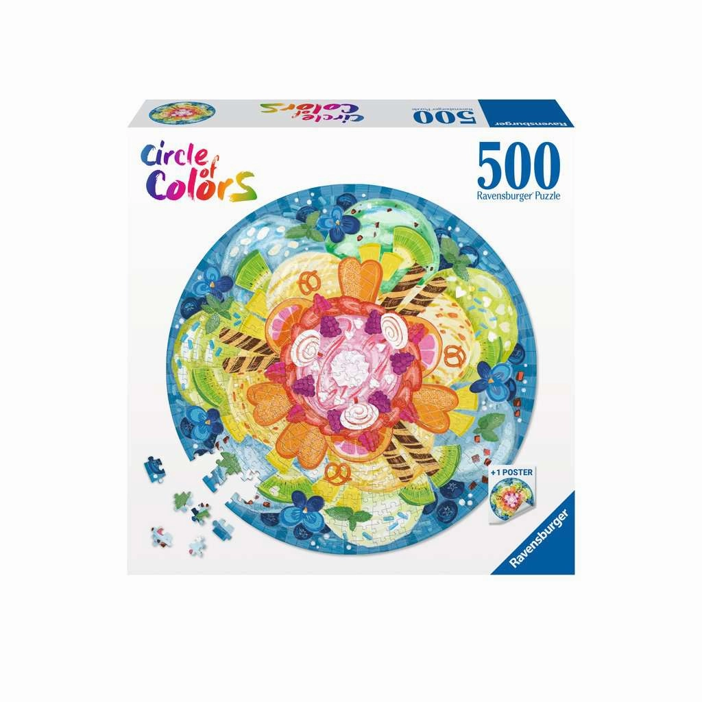 Ravensburger Toys Circle of Colors: Ice Cream 500pc