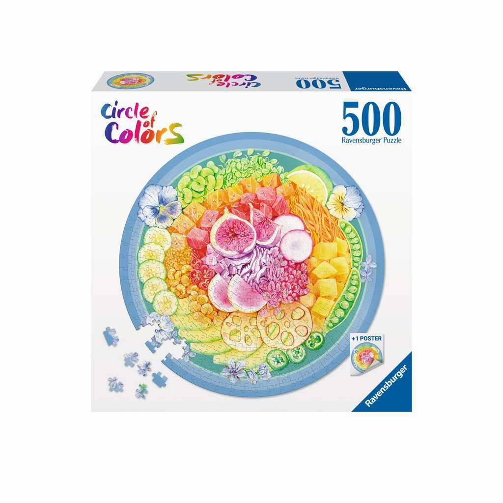 Ravensburger Toys Circle of Colors: Poke Bowl 500pc