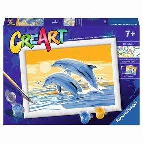 Ravensburger Toys CreArt Delightful Dolphins Paint Set