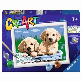 Ravensburger Toys Cute Puppies CreArt