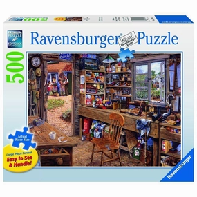 Ravensburger Toys Dad's Shed 500pc
