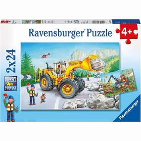 Ravensburger Toys Diggers at Work 2 x 24pc
