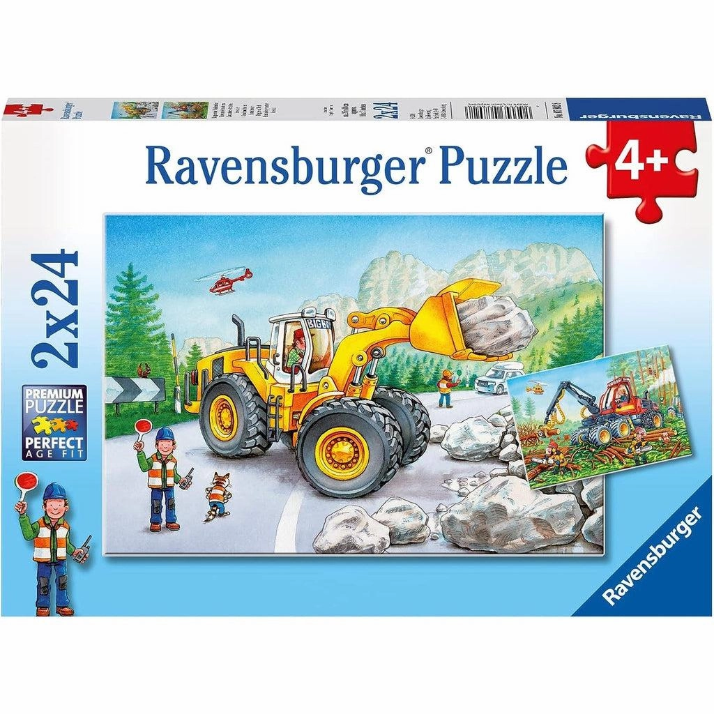 Ravensburger Toys Diggers at Work 2 x 24pc