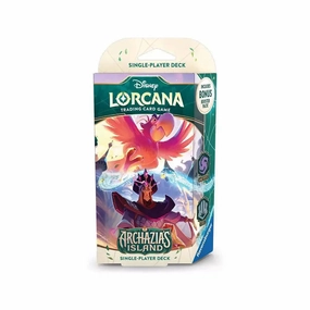Ravensburger Toys Disney Lorcana TCG Archazia's Island Single-Player Deck (Amethyst & Steel Iago & Jafar