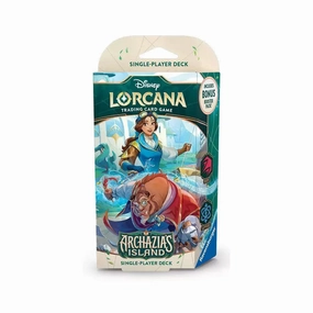 Ravensburger Toys Disney Lorcana TCG Archazia's Island Single-Player Deck (Ruby & Sapphire Belle & Beast)
