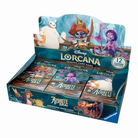 Ravensburger Toys Disney Lorcana TCG Azurite Sea Booster Display Box (24 Packs)