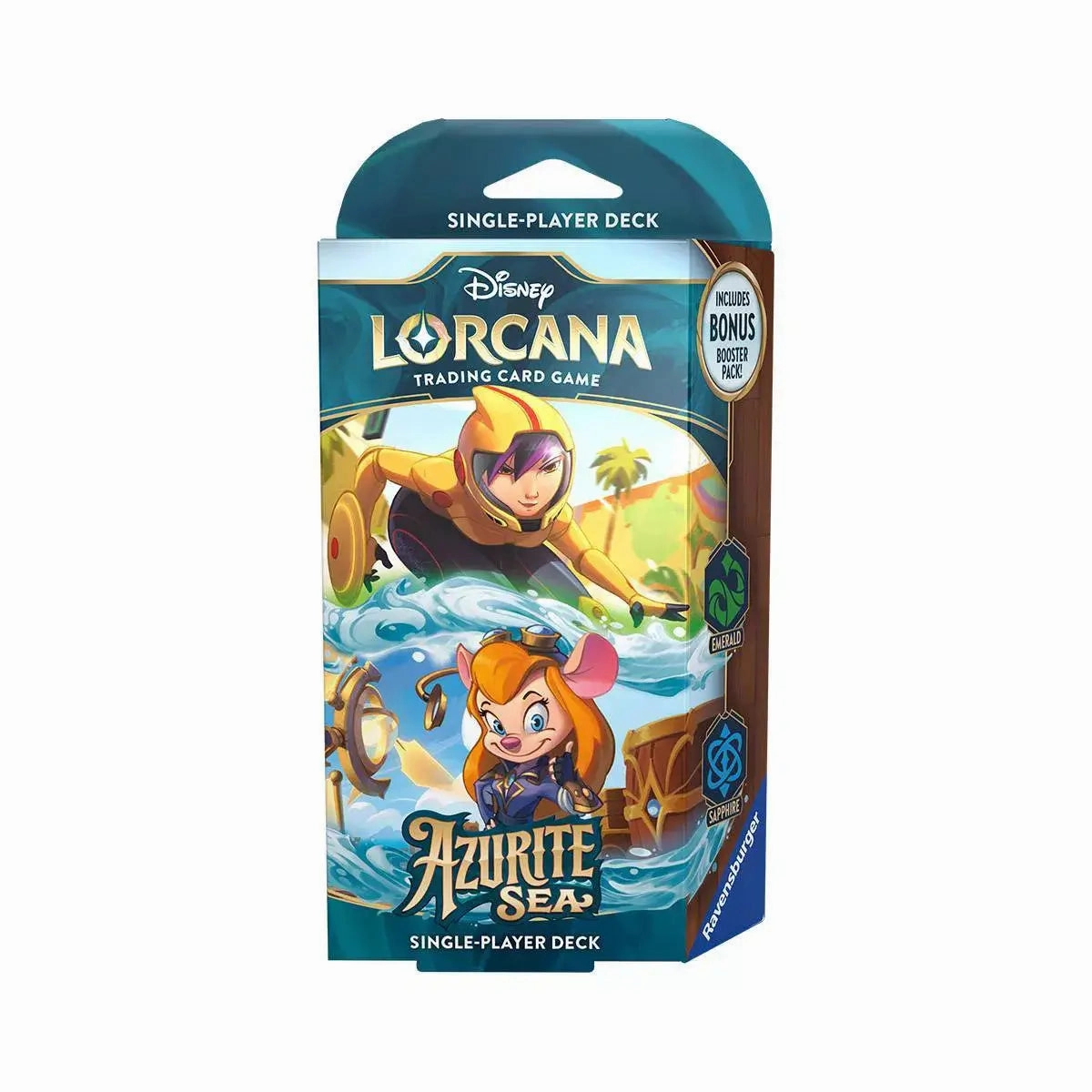 Ravensburger Toys Disney Lorcana TCG Azurite Sea Single-Player Deck (Go Go and Gadget)