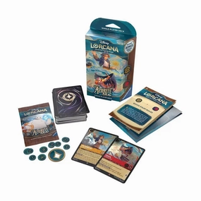 Ravensburger Toys Disney Lorcana TCG Azurite Sea Single-Player Deck (Jim Hawkings and Tigger)